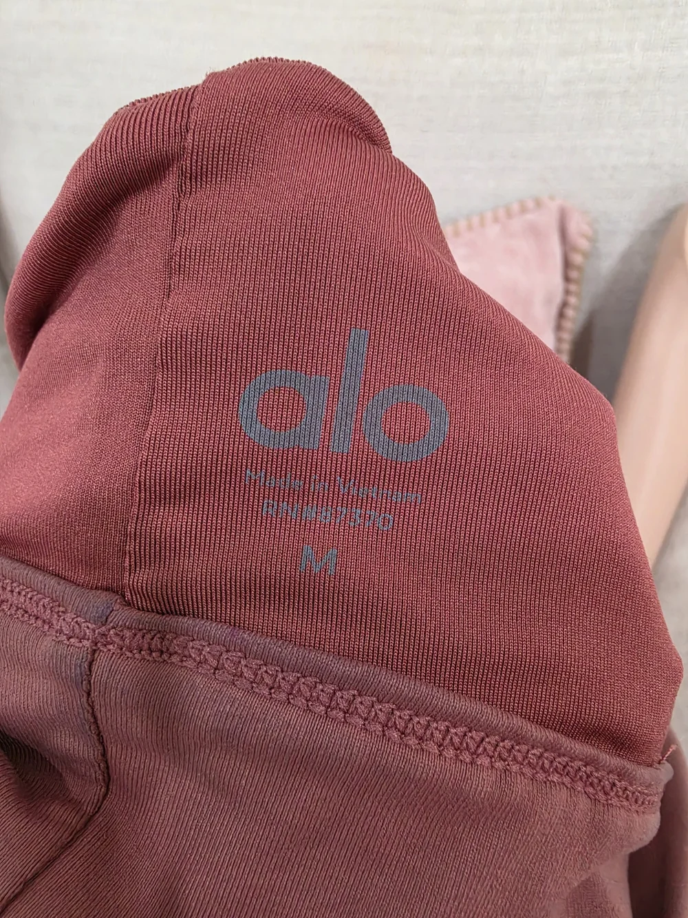 ALO Yoga Strappy Bralette in Dusty Mauve